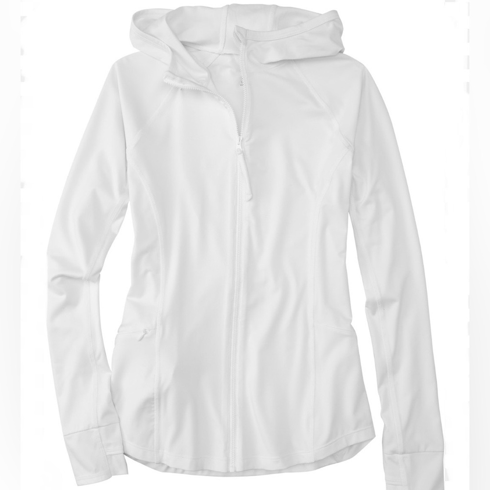 Title Nine Sunbuster Full Zip Hoodie White XL